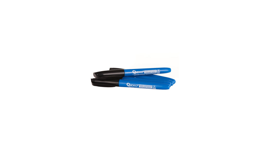 5 pcs Black Fine-Point Permanent Marker Set