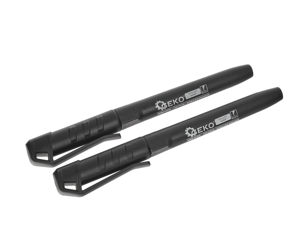 2 pcs Black Permanent Marker Set