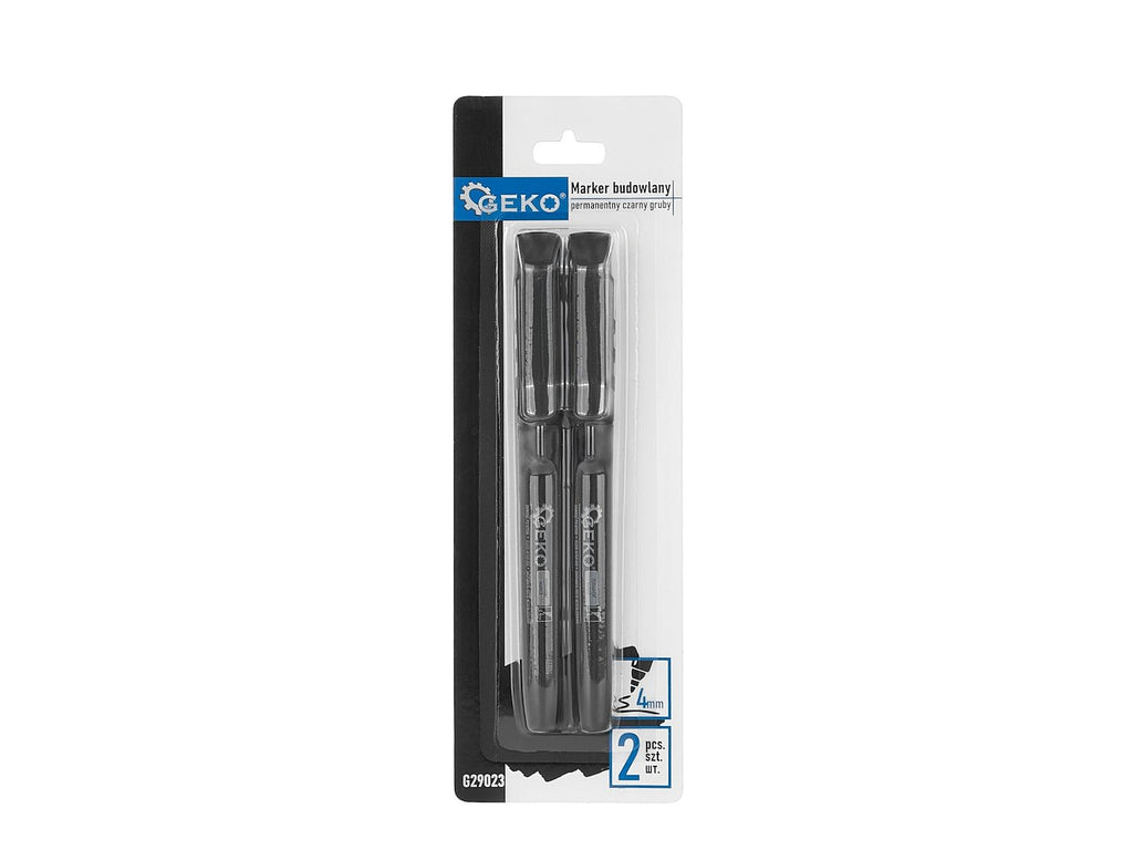 2 pcs Black Permanent Marker Set