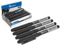 Black fine-point permanent marker – display box – Pack of 24