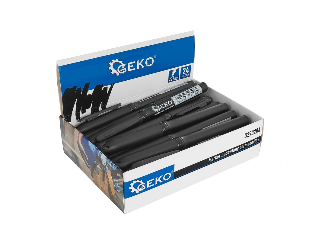 Black fine-point permanent marker – display box – Pack of 24