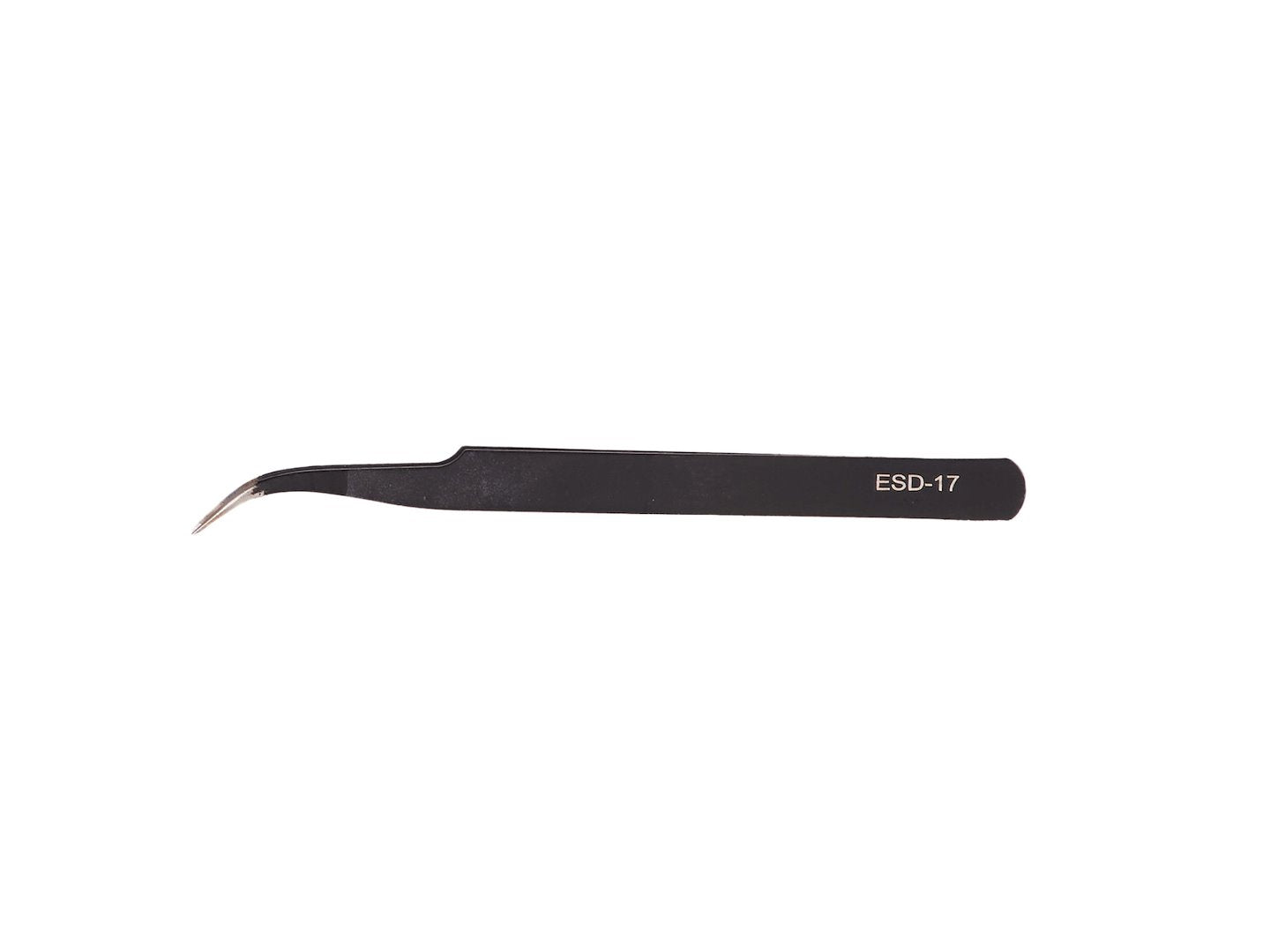 Precision metal tweezers set, 9 pcs