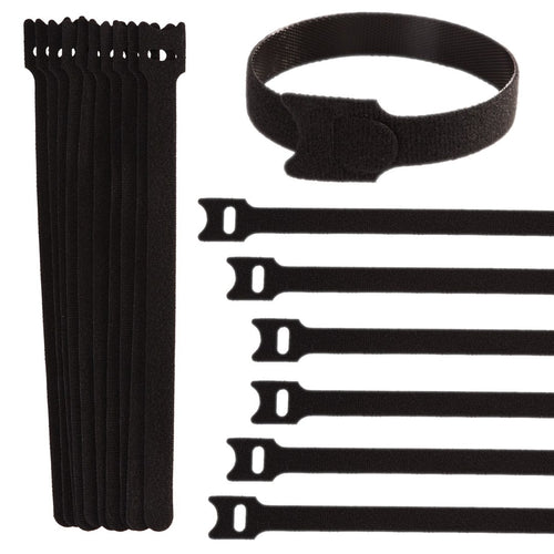 10 pcs Velcro clamp bands 210 mm x 12 mm set