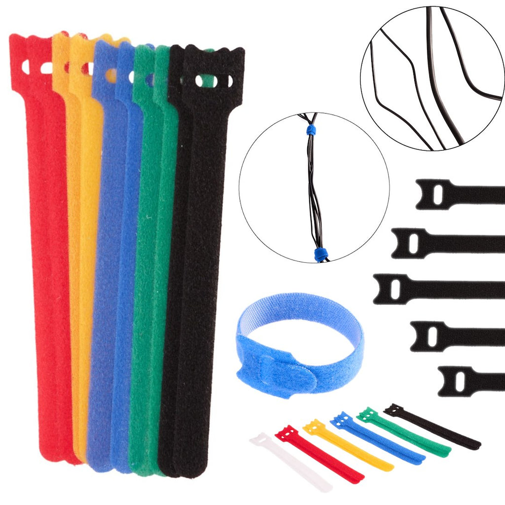 12 pcs Velcro clamp band 150 mm x 12 mm set