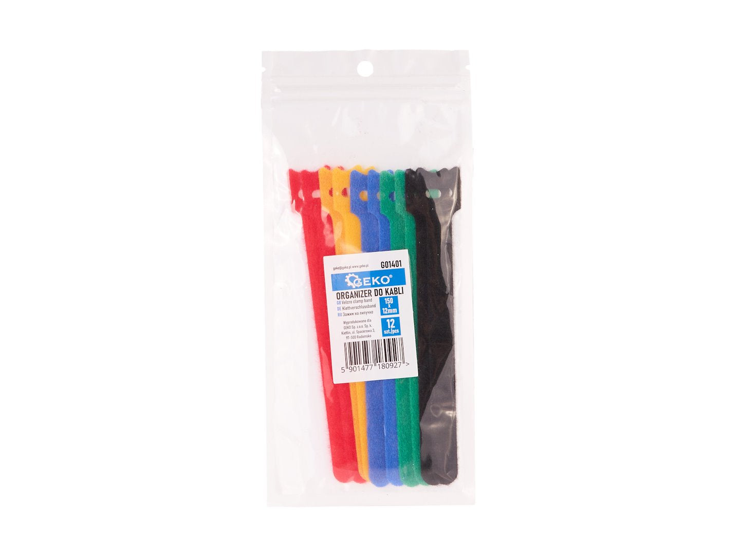 12 pcs Velcro clamp band 150 mm x 12 mm set