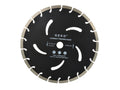 GEKO Segmented Rim Diamond Blade, 300 x 10 x 25.4 mm, Black