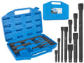9 pcs Impact Driver Socket Extension Set 1/4" 3/8" 1/2" CrV