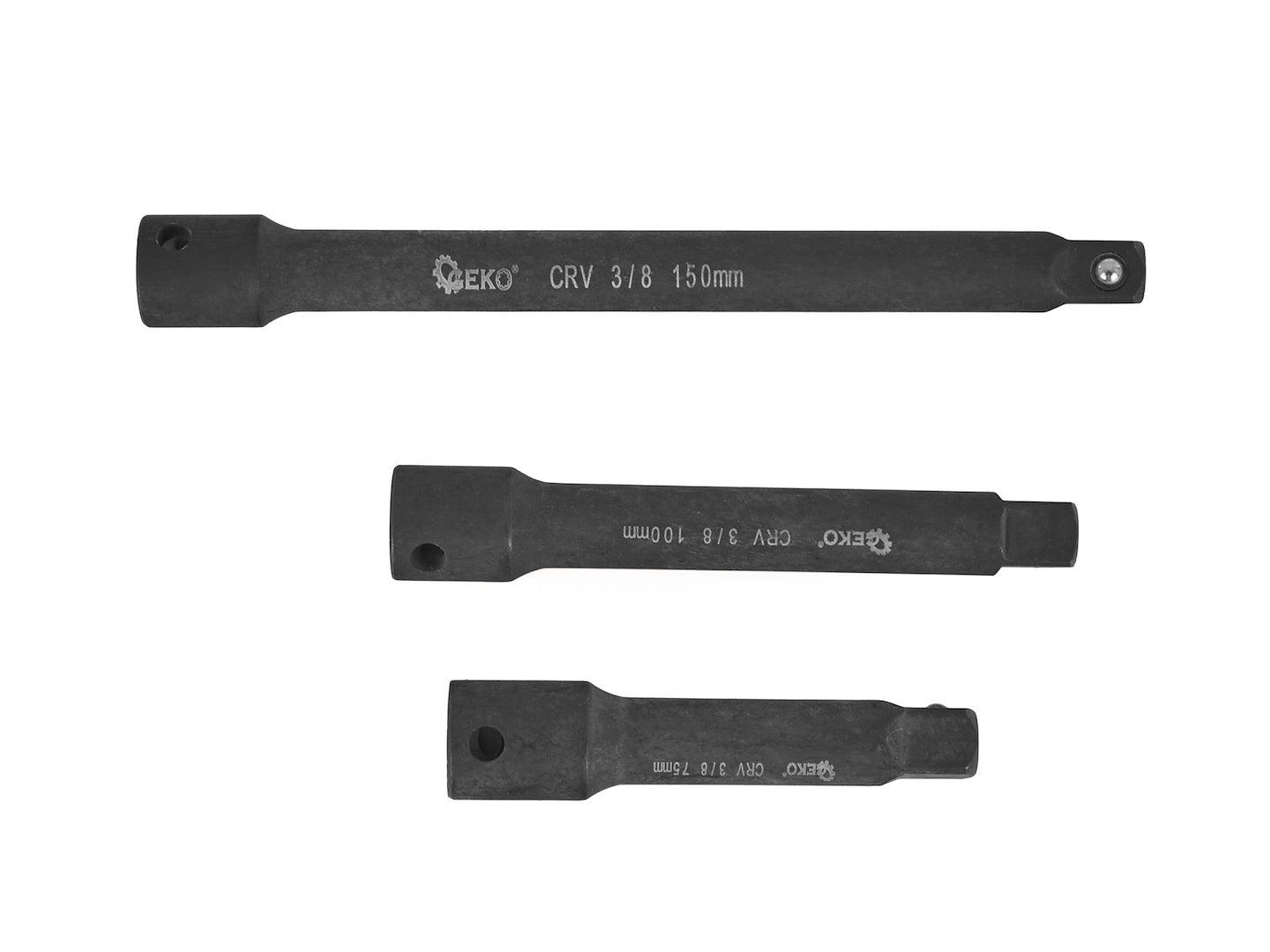 9 pcs Impact Driver Socket Extension Set 1/4" 3/8" 1/2" CrV