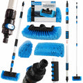 Telescopic brush for cleaning photovoltaic panels, 2–4.9 m