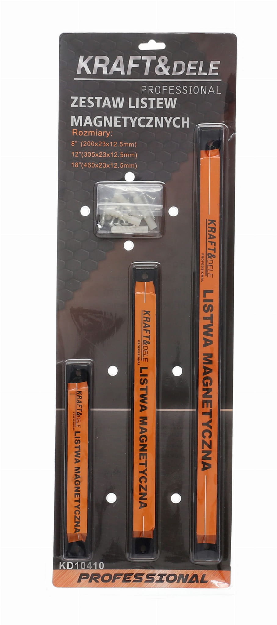 MAGNETIC STRIP SET 8" 12" 18" KD10410