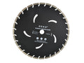 GEKO Segmented Rim Diamond Blade, 400 x 10 x 32 mm, Black