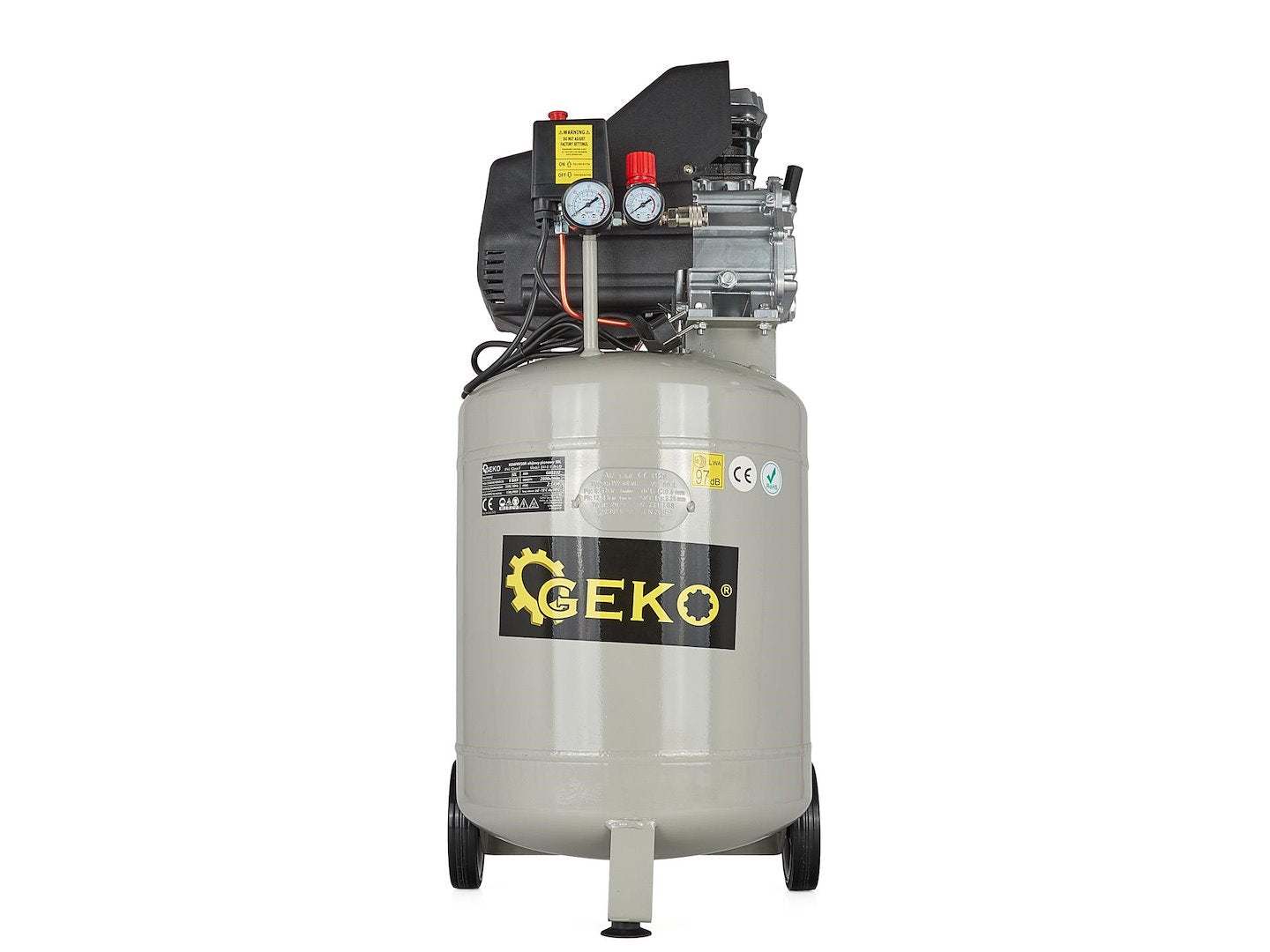 Vertical oil air compressor 50L