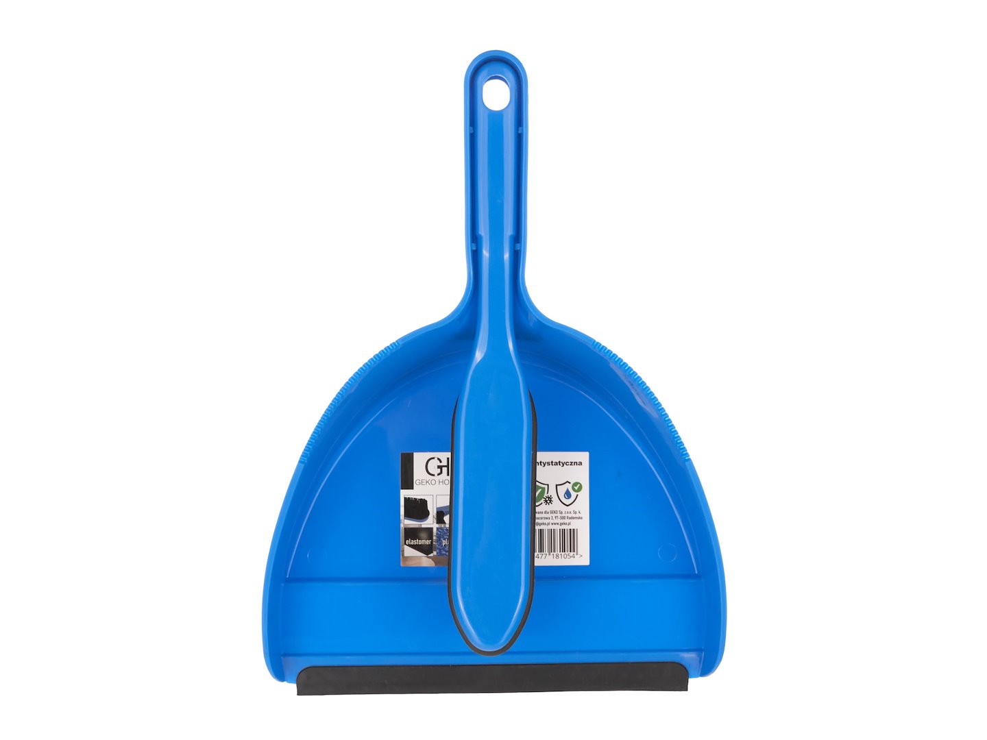 Antistatic Rubber Broom with Dustpan