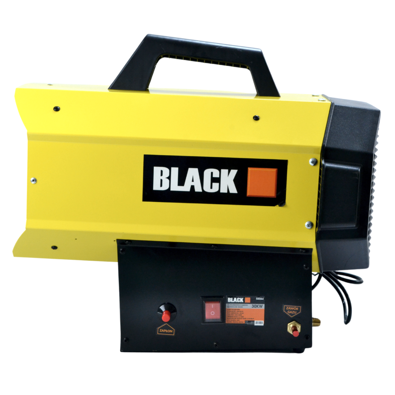 Black Gas Heater 30kW with Regulator and Hose – Efficient and Economical