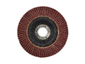 Aluminium Oxide Flap Disc 125 mm, Grit 40, 22.2 mm Hole, Max 12200 rpm