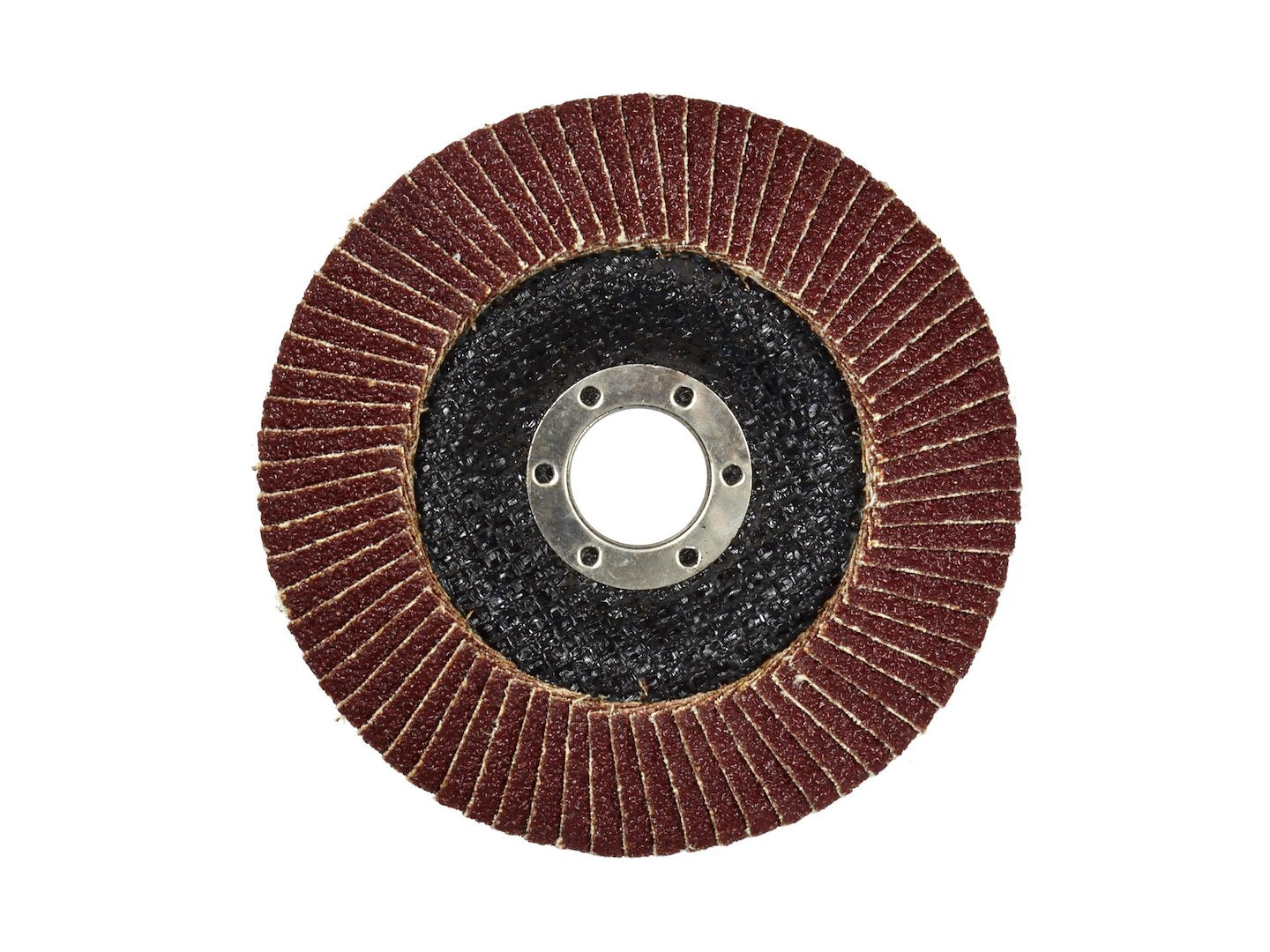 Aluminium Oxide Flap Disc 125 mm, Grit 40, 22.2 mm Hole, Max 12200 rpm