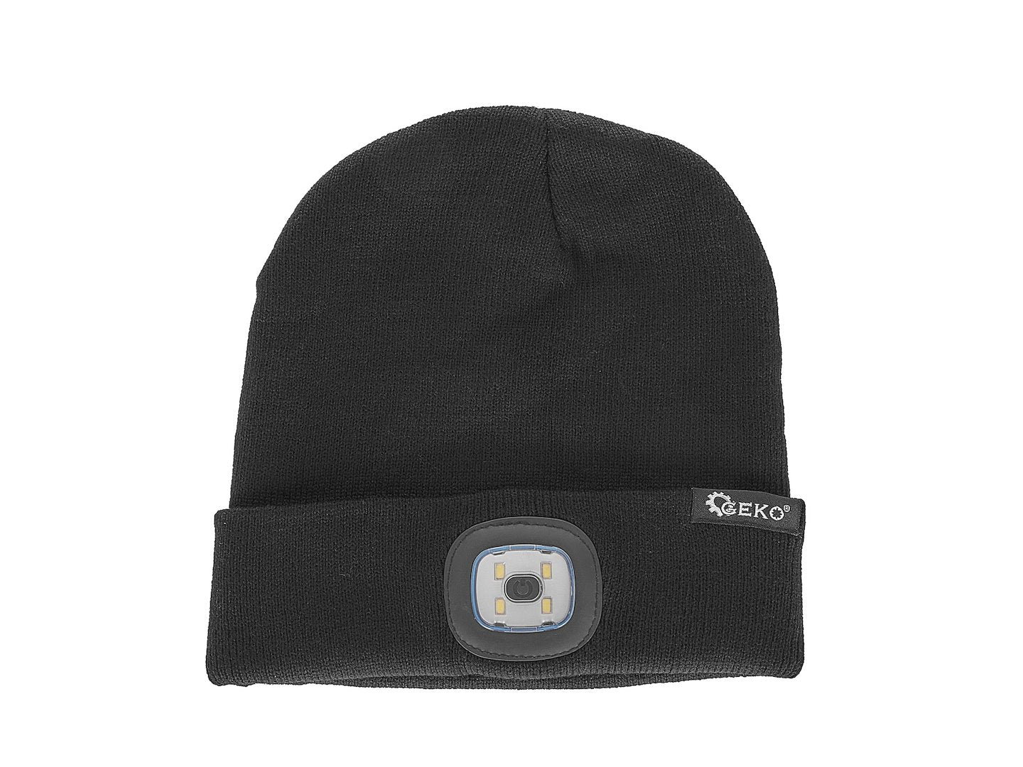 Rechargeable LED Headlight Winter Hat (Black)