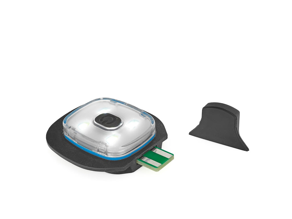 Rechargeable spare LED headlight for winter hat