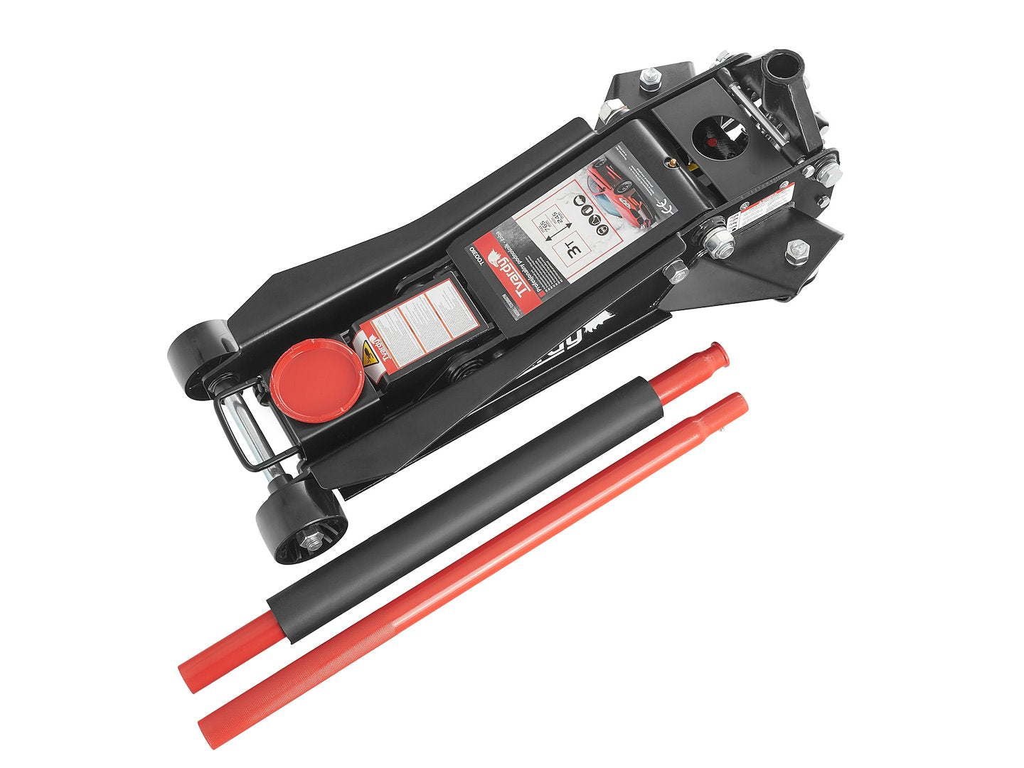 Professional hydraulic jack 3T 44.4 kg 9.8-77 cm