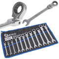 12 pcs Flexible Gear Wrenches 8-19 mm