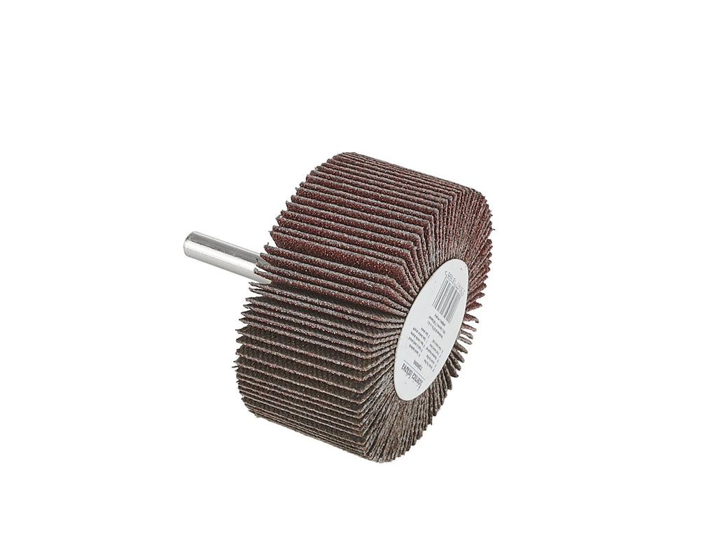 Abrasive Flap Wheel P120 60 x 30 mm, 6 mm Arbor
