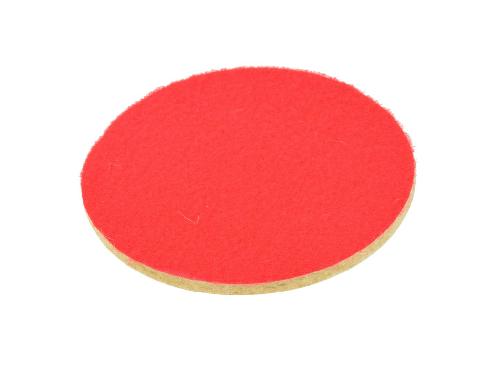 Felt Polishing Pad, 125 x 6 mm (Velcro-backed)