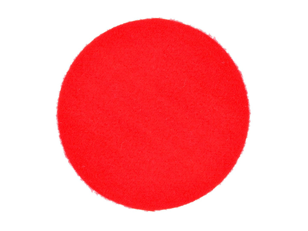 Felt Polishing Pad, 125 x 6 mm (Velcro-backed)