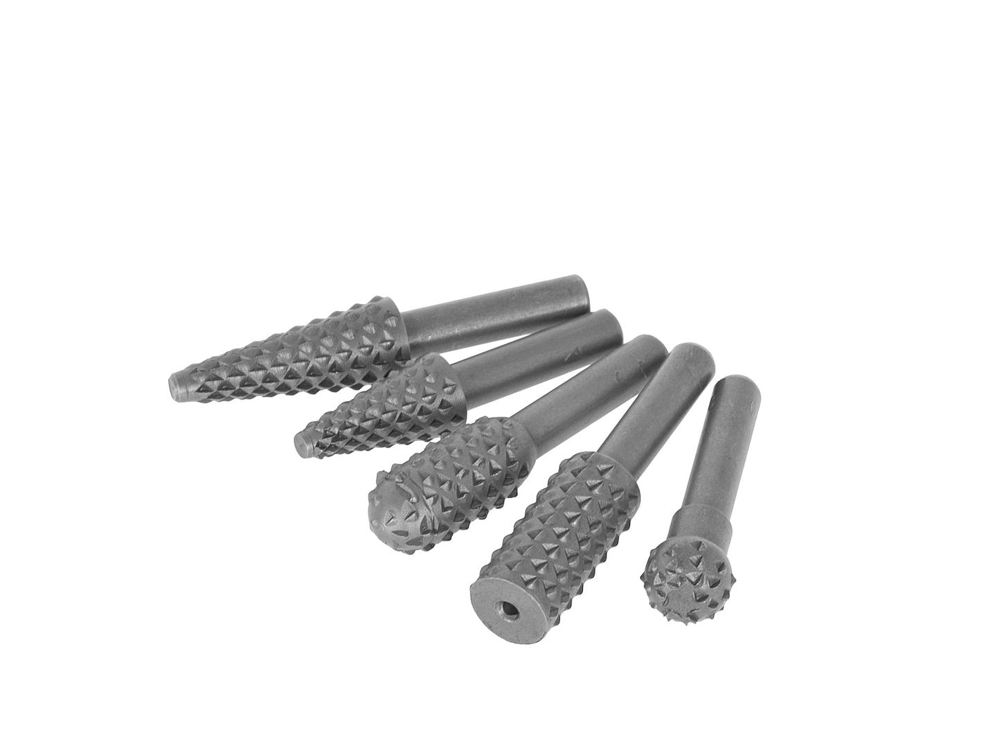 5-piece rasp & countersink set for wood