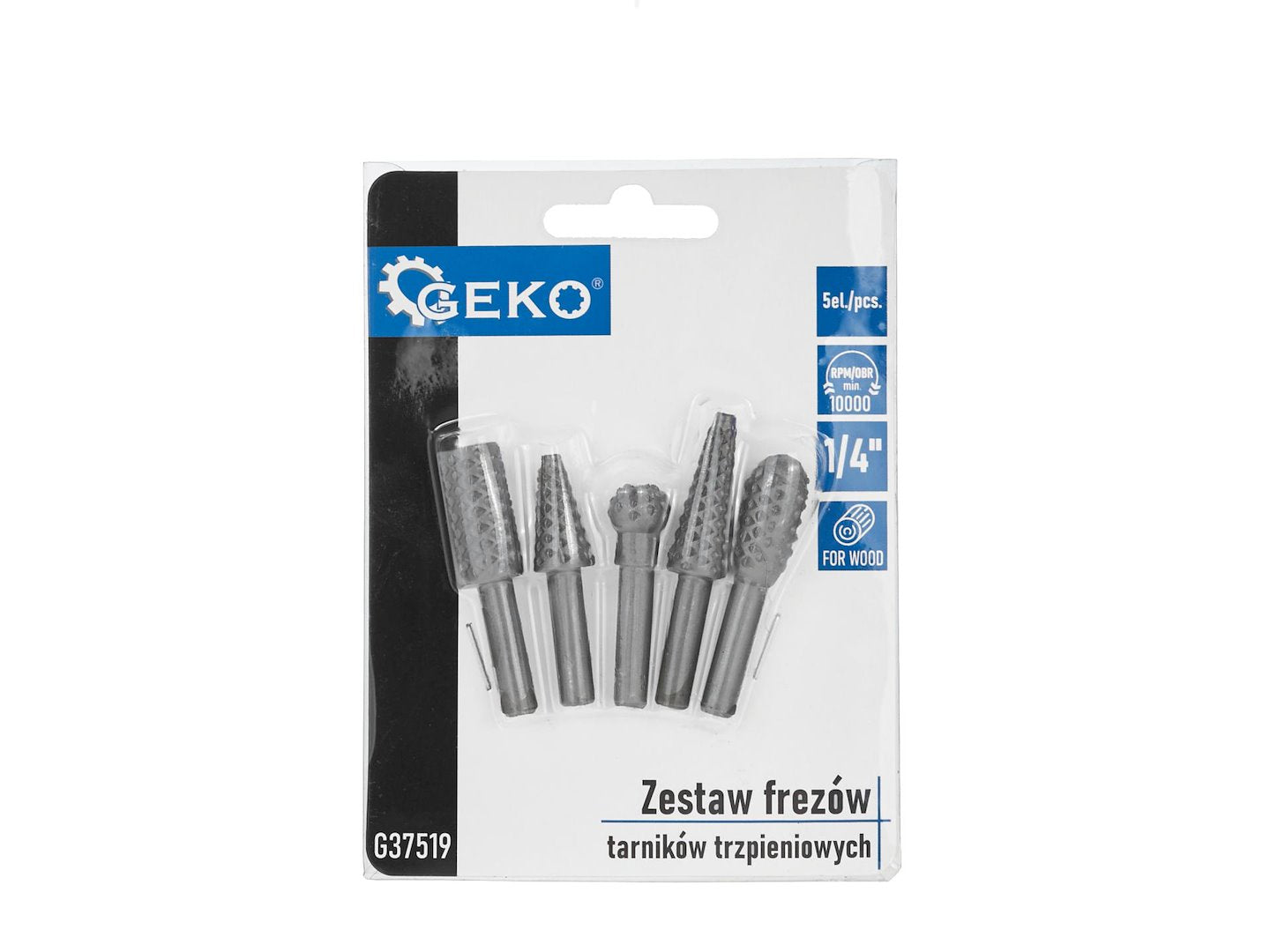 5-piece rasp & countersink set for wood