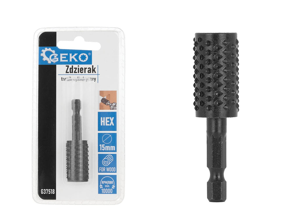 Cylindrical Wood Rasp 15mm HEX
