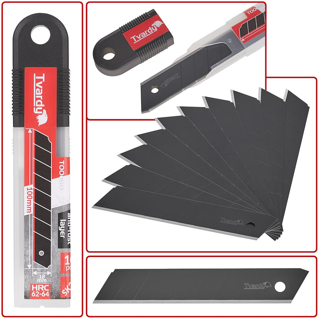 Blades for utility knives 100x18x0.5mm SK2H 10 pcs.