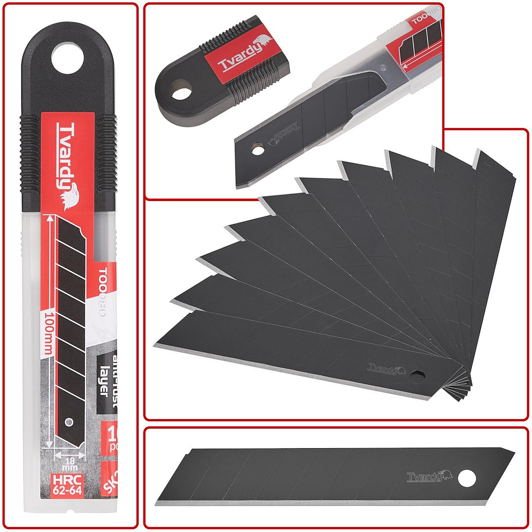 Blades for utility knives 100x18x0.5mm SK2H 10 pcs.