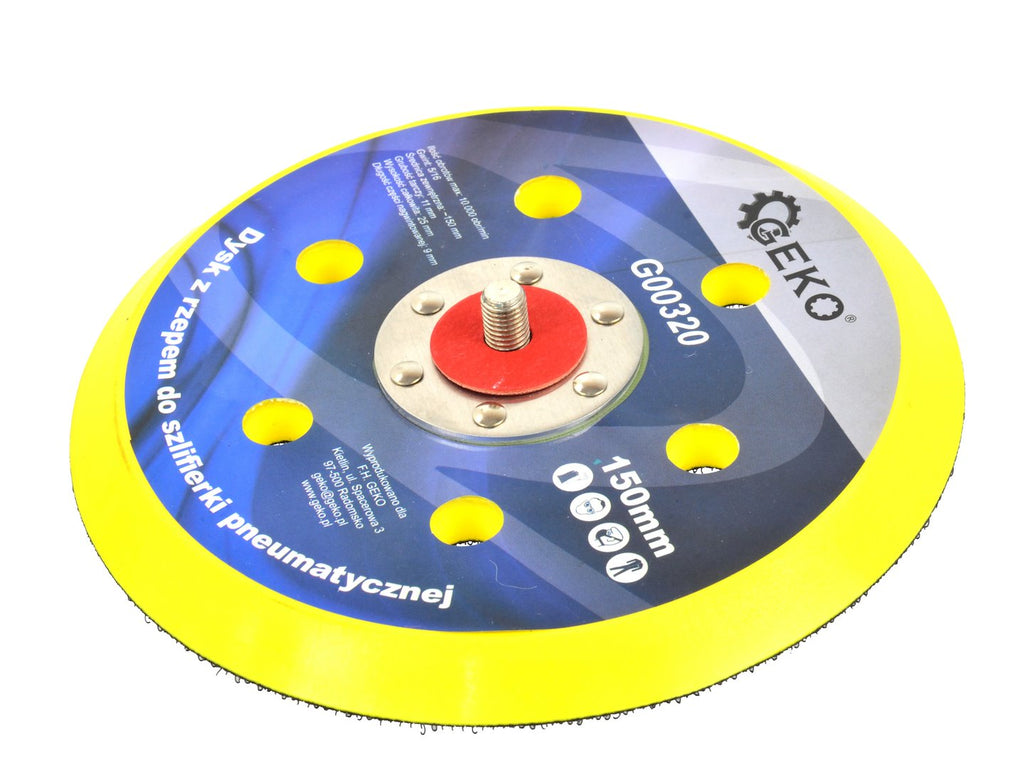 Hook-and-Loop Flexible Backing Pad 125 mm for Air Sander