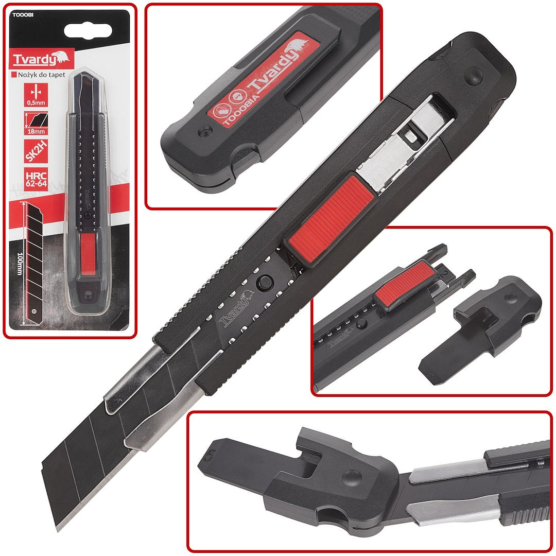 Tvardy Utility Knife 100x18x0.5mm SK2H