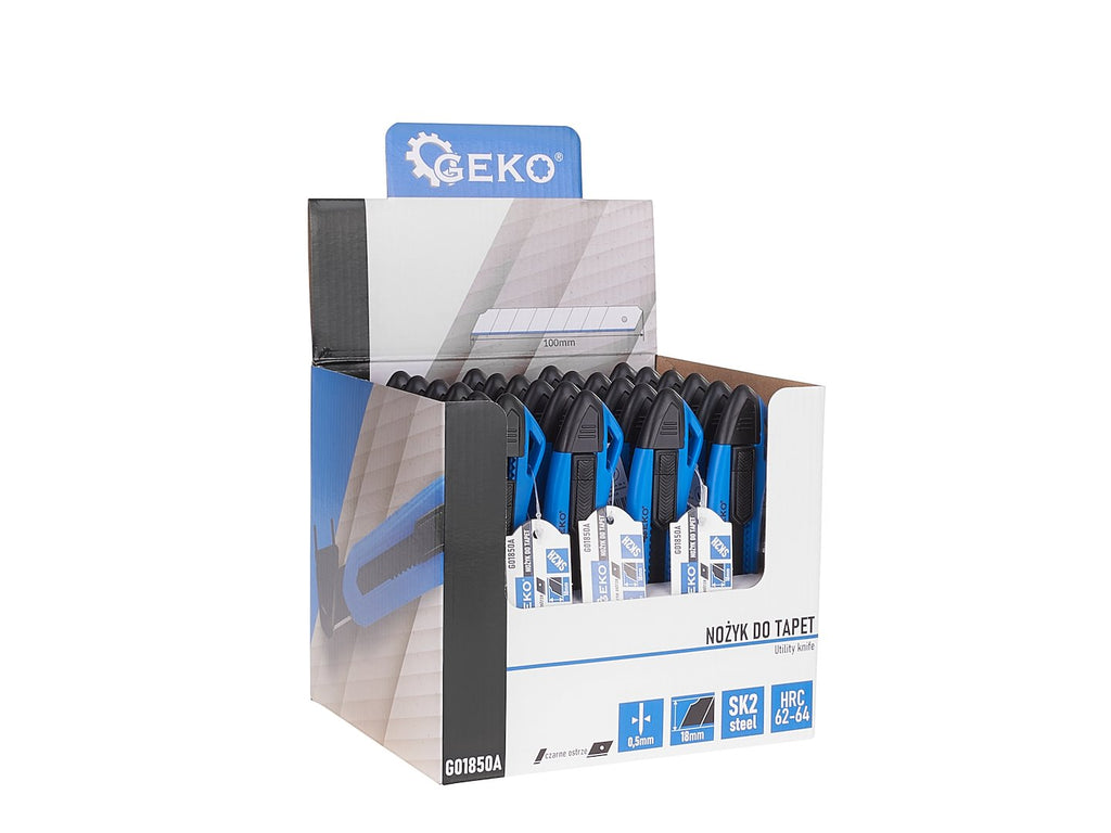 Utility Knife 100x18x0.5mm ERGO SK2H – Display box – Pack of 24