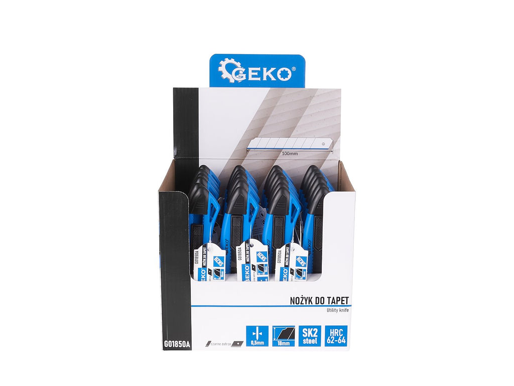 Utility Knife 100x18x0.5mm ERGO SK2H – Display box – Pack of 24