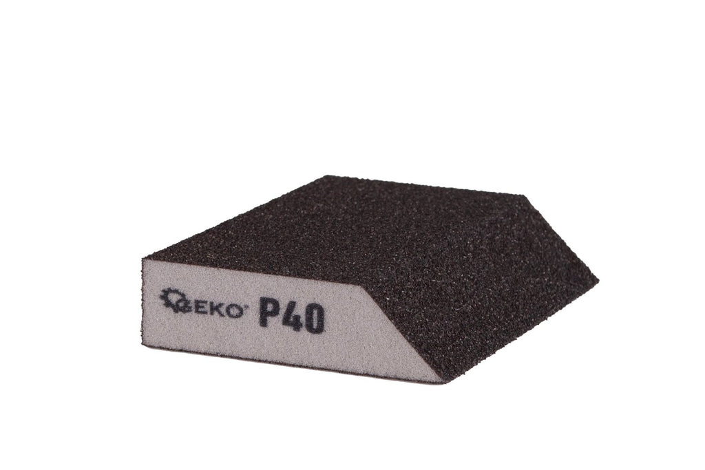Foam Angled Sanding Block 125 x 90 x 25 mm P40