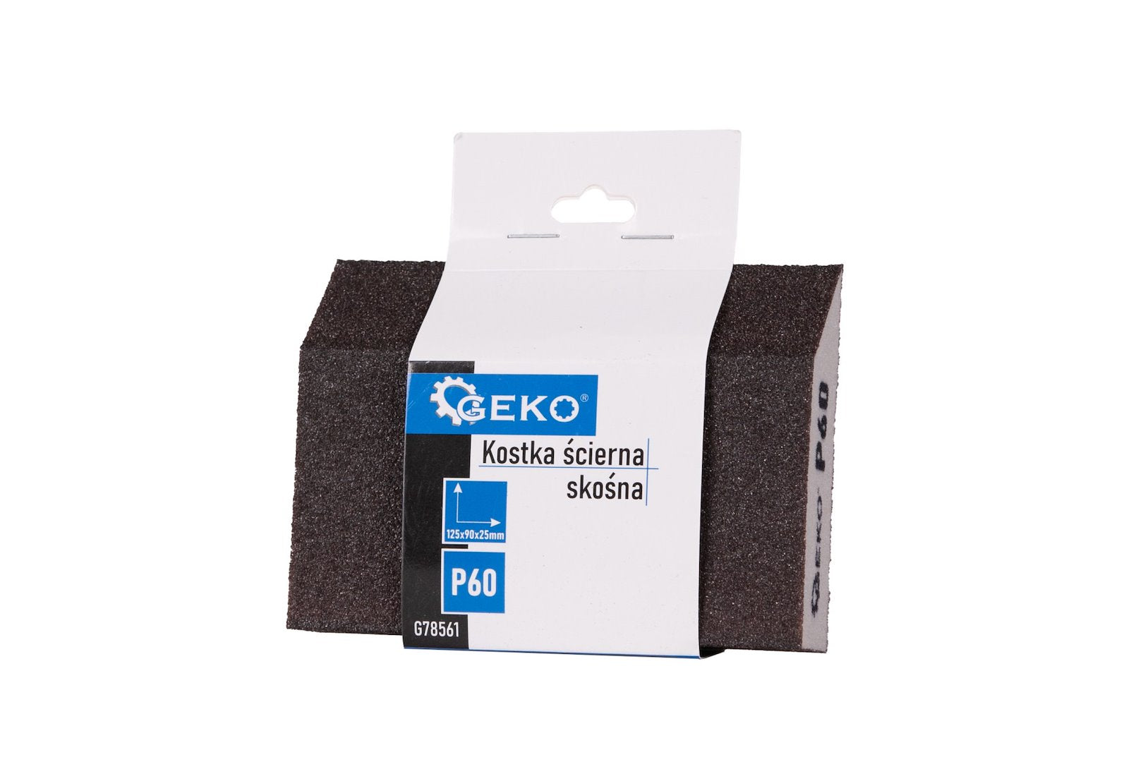 Foam Angled Sanding Block 125 x 90 x 25 mm P60