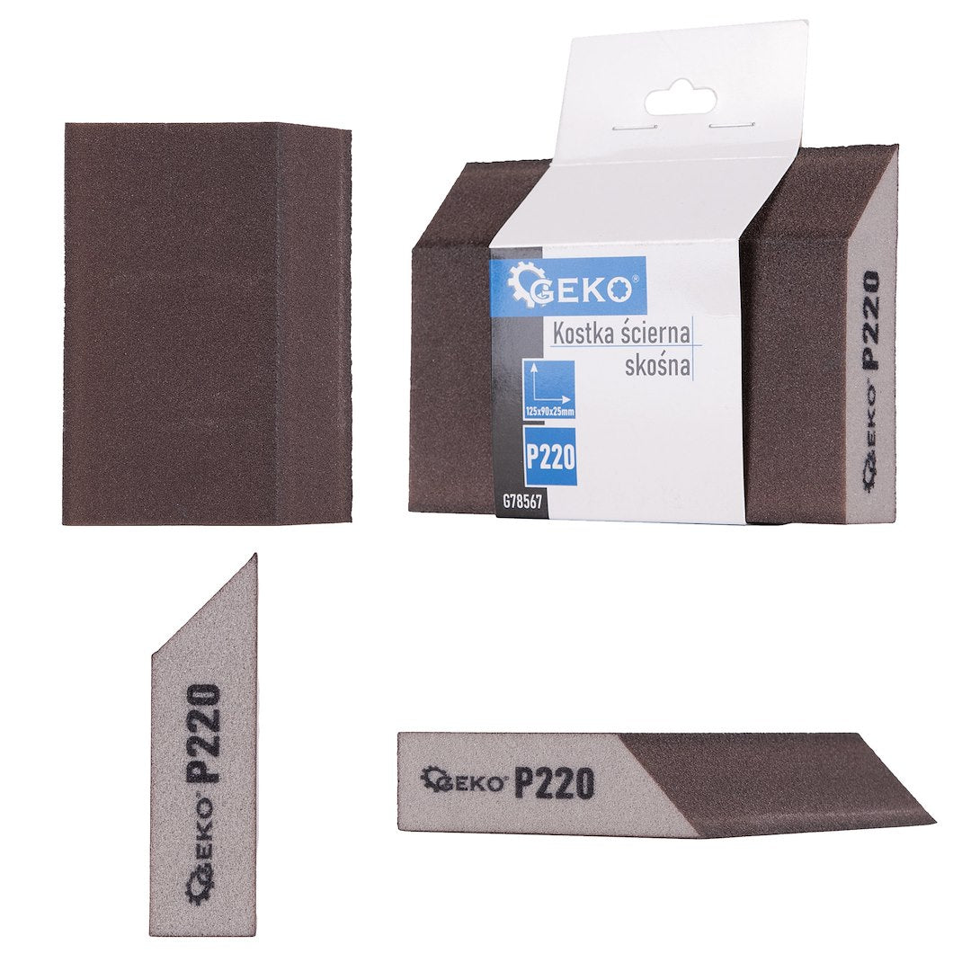Foam Angled Sanding Block 125x90x25 mm P220