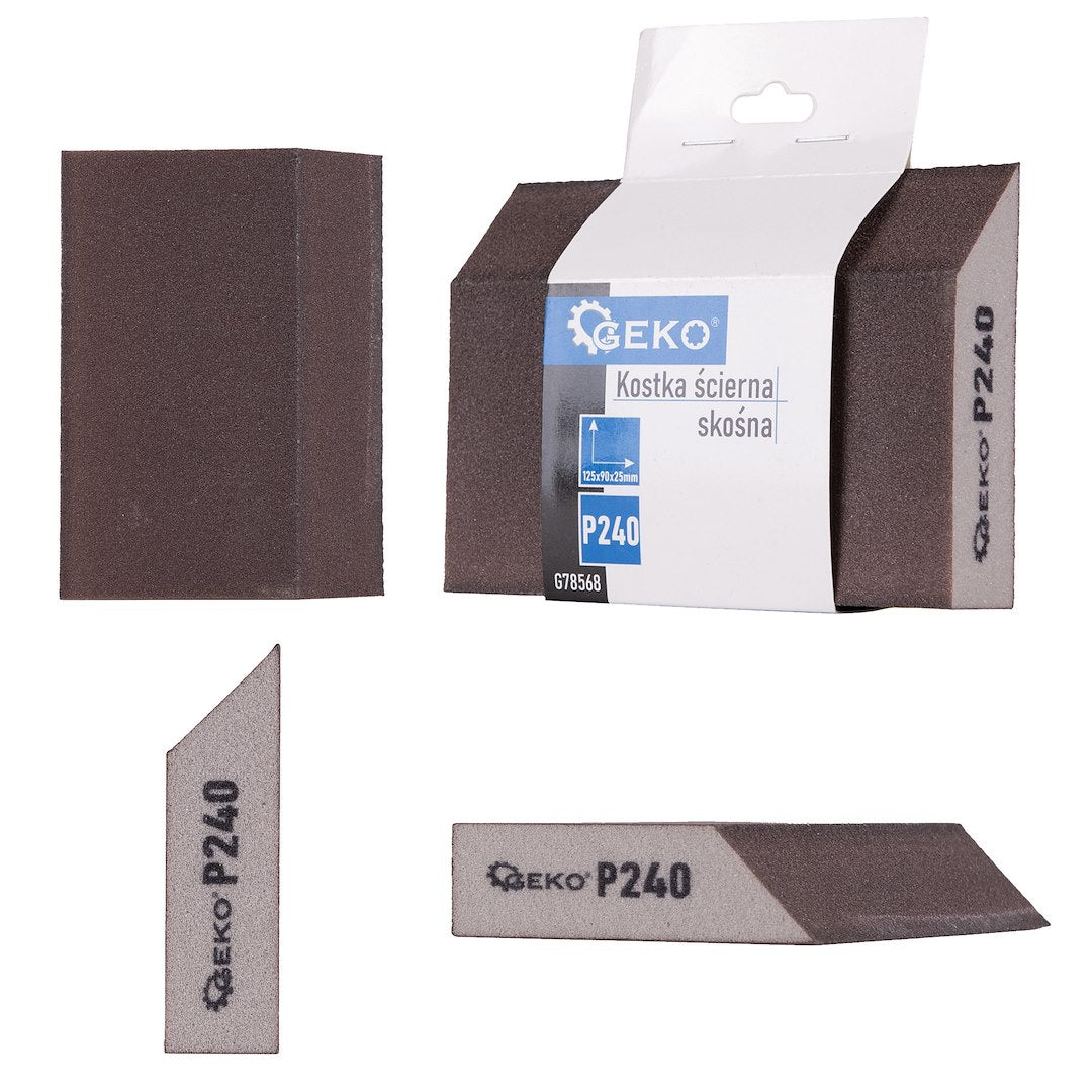 Foam Angled Sanding Block 125 x 90 x 25 mm P240