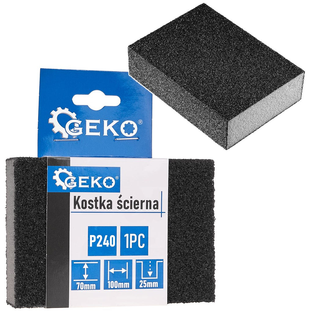 Foam Sanding Block 70x100x25mm P240 – Pack of 10