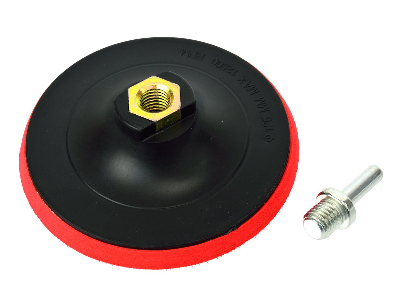 Hook-and-Loop (Velcro) Backing Pad 125 mm M14x2