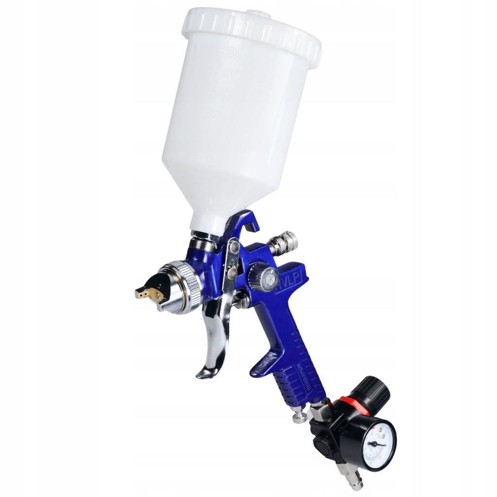 HVLP värvipihustuspüstol 1.4mm ja 1.7mm düüsidega, tasuta lahusti
