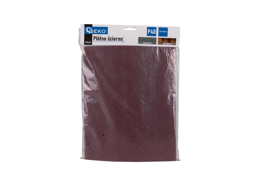 Abrasive cloth sheet 230 x 280 mm P40 – Pack of 10