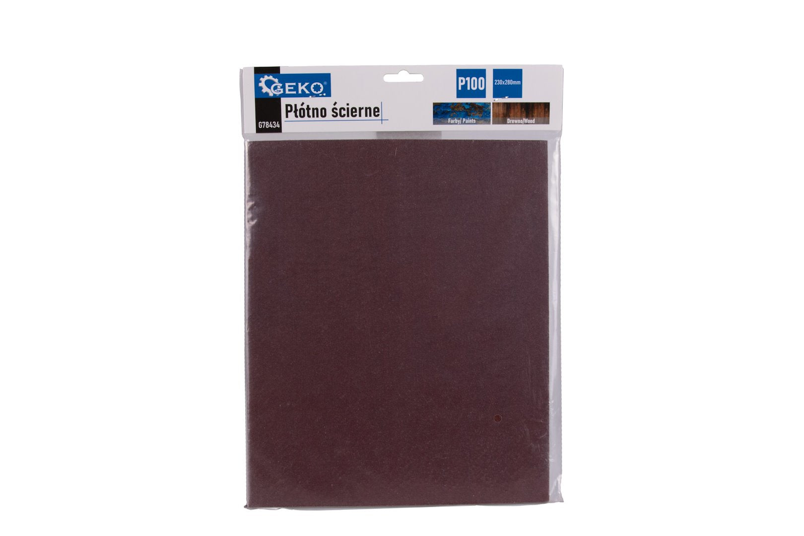 Abrasive cloth – sheet 230 x 280 mm P100 – Pack of 10