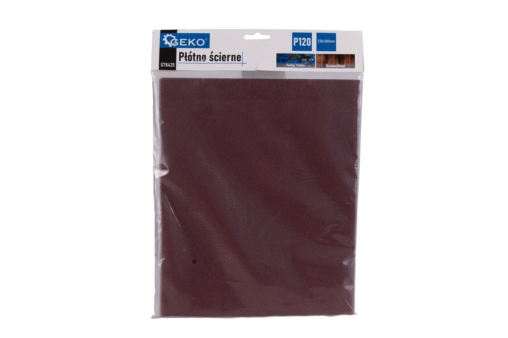 Abrasive cloth – sheet 230 x 280 mm, P120 – Pack of 10