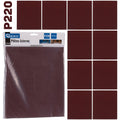 Abrasive cloth – sheet 230 x 280 mm P220 – Pack of 10