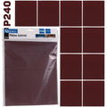 Abrasive cloth – sheet 230 x 280 mm P240 – Pack of 10
