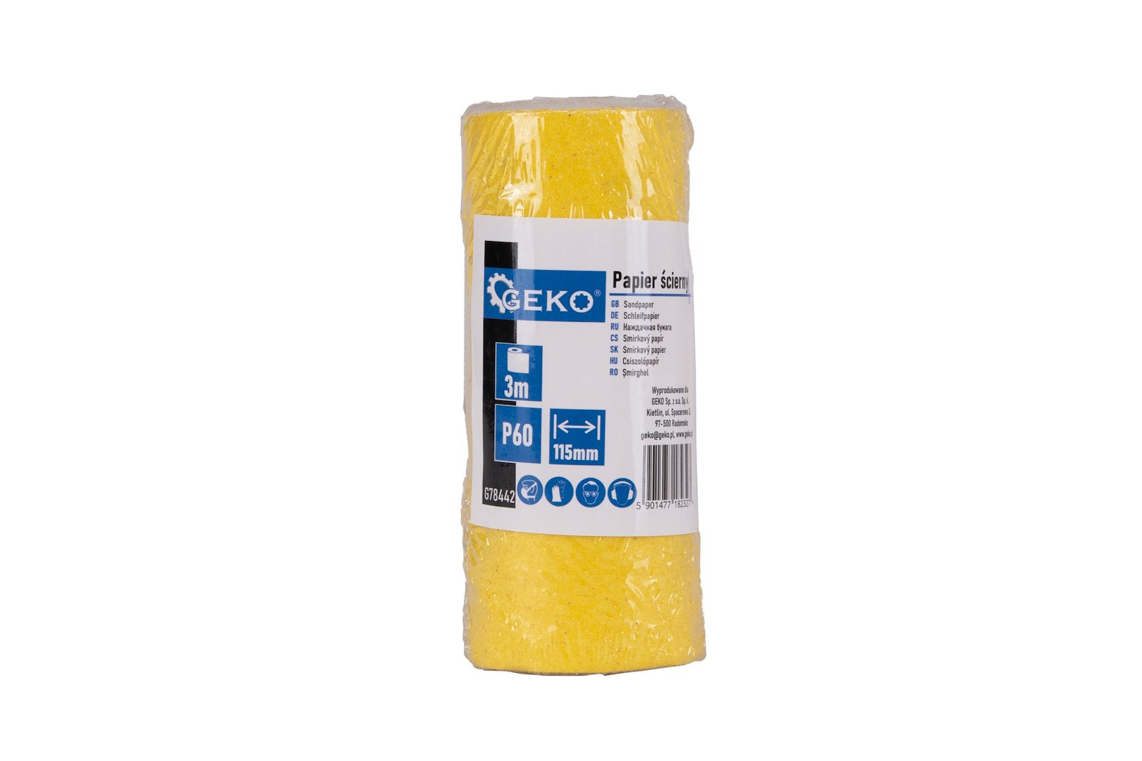 Sandpaper - roll 115 mm x 3 m P60