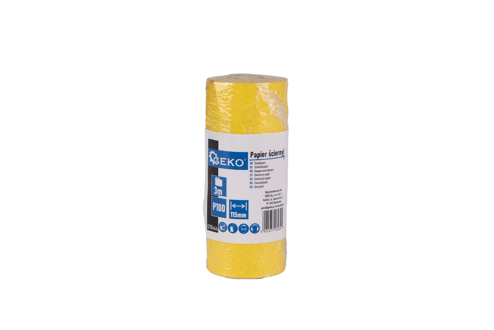 Sandpaper - roll 115 mm x 3 m P100